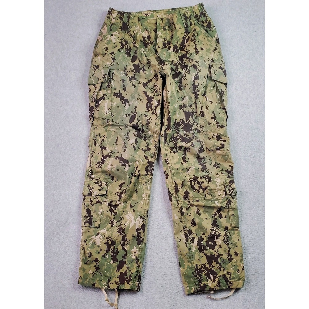 Military Pants Mens Medium Regular 31X31 NWU Type III Navy Seals Camo Cargo